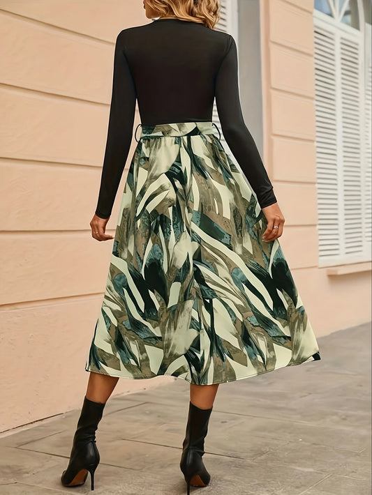 Women Plus Size Woven Dress