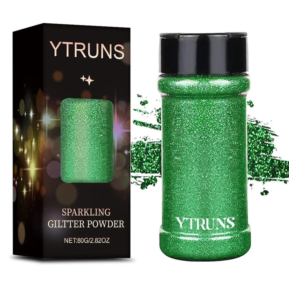 Laser Glitter Powder, 80g, 6 Colors, for Nail Art, Crafts, Candle Making, DIY Projects, Fine Glitter for Precise Designs 05