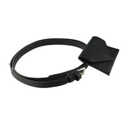 Fashion Korean Style Women Waist Bag Solid Color PU Belt Envelope Waist Bag Clutch Bag Card Pocket Small Card Bag Outdoor