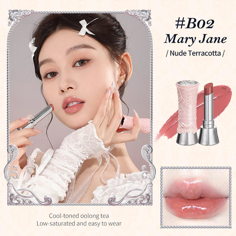 Flower Knows Swan Ballet Series Shine Lipstick B02 Mary Jane CHINA