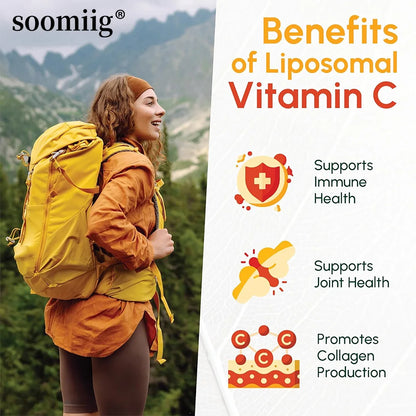 Vitamin C W/Rose Hips & Acerola | 1000mg | Two-Stage Timed-Release Healthy Immune Function, Skin, Hair & Nails Support | Non-GMO