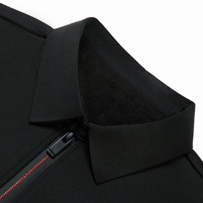 Men's Solid Color Long Sleeved POLO Shirt Casual Fashion Top Badiee Stylez