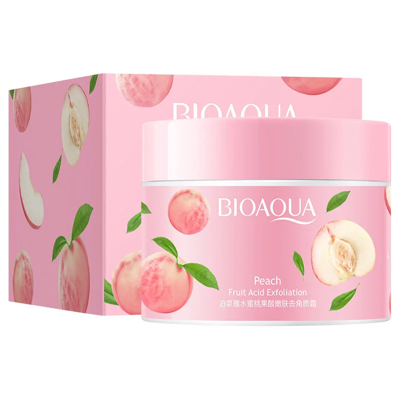 BIOAQUA Peach Extract Fruit Acid Exfoliation Soft Moisturizing Hydrating Facial Skin Care Face Scrub Default Title