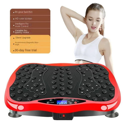 LazyTone Vibration Plate, Zero-Exercise Slimming, Target Stubborn Fat, Define Core, Advanced Weight-Management Tool black