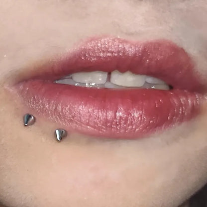 Stainless Steel Fake Nose Ring Sticker Non Piercied Lip Nails Ear Stud for Women Men Pack Fake Eyebrow Lip Piercing Body Jewelry Badiee Stylez