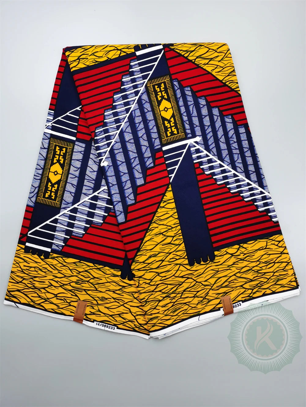 Classical Veritable Wax Guaranteed Real wax print fabric dutch hollandais pagne africa Dress 100% cotton 6yards Beige 6Yards 950g