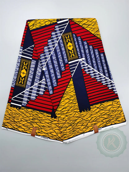 Classical Veritable Wax Guaranteed Real wax print fabric dutch hollandais pagne africa Dress 100% cotton 6yards Beige 6Yards 950g