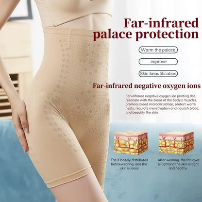 Far Infrared Negative Oxygen Ion Fat Burning Tummy Control & Detox Bodysuit Tummy And Hip Lift Pants For Women