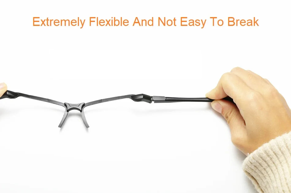 1/2PCS Night Vision Glasses Men Anti-Glare Driving Goggle Half Frame Polarized Sunglasses for Driver UV400 Day and Night Glasses Badiee Stylez