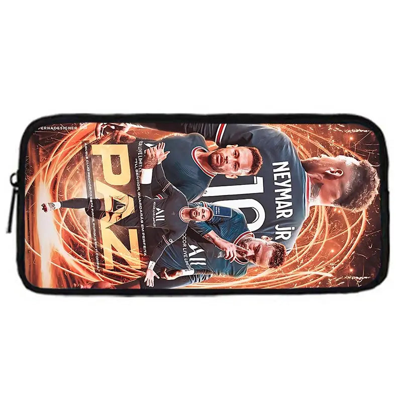 Game Football Child School Backpack with Lunch Bags ,Pencil Bags ,N-NeymarS School Bags for Boys Girls Best Gift BD-213HJJ06A2