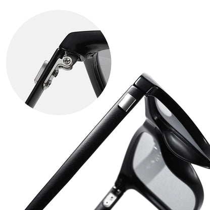 Luxury Square Photochromic Sunglasses Men Women Classic Black Polarized Sun Glasses Male High Quality Chameleon Driving Shades