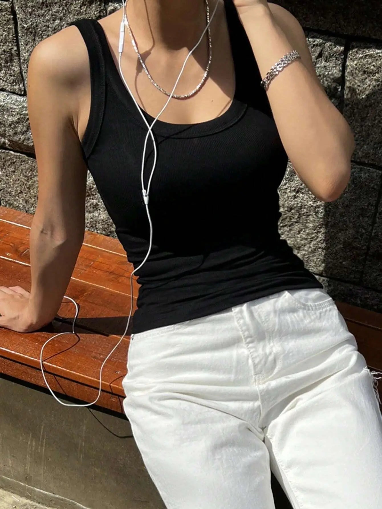 Summer Tight Tank Top Breathable And Comfy Sleeveless Ves For Women's Summer Outfits Camisole Tank Top Beauty Back Underwear