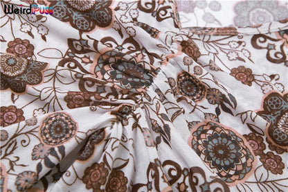 Weird Puss Backless Peach Buttocks Playsuit Women Flowers Print Autumn Trend Full Sleeve O-Neck Streetwear Sporty Workout Romper