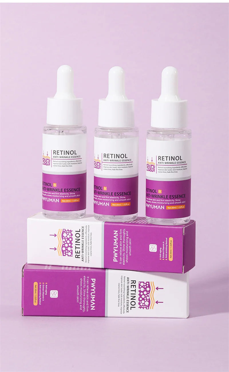 Retinol Against Wrinkles Serum Remove Wrinkle Firming Fade Fine Lines Anti Aging Improve Laugh Line Moisturizing Skin Care Korea