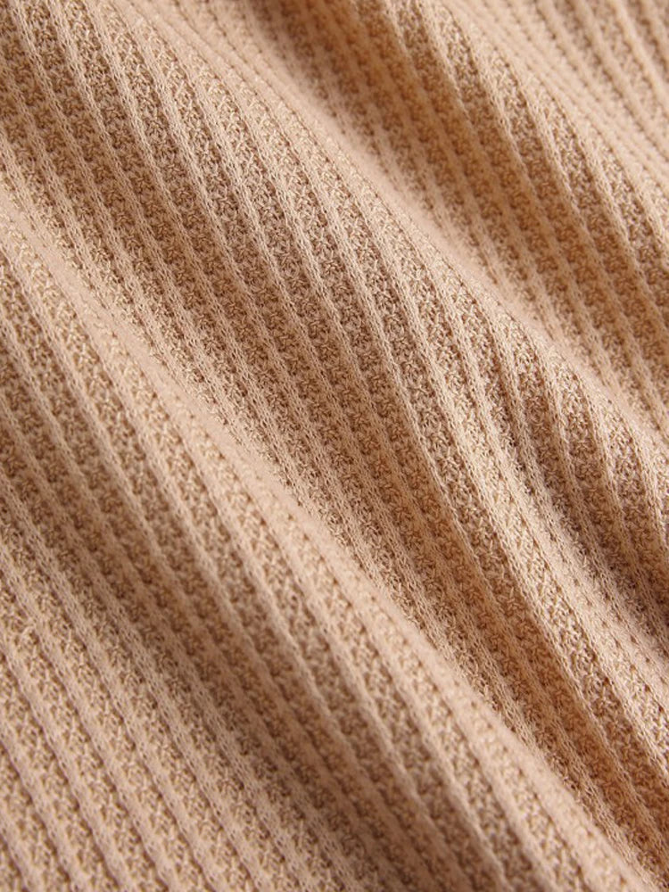 Spring and summer solid color women's waffle sleeveless vest elastic waist shorts casual sports suit