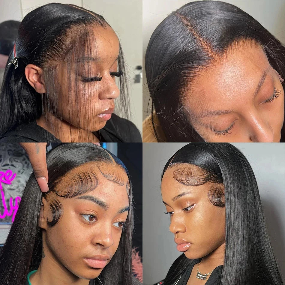 360 Full Lace Frontal Wig 13x6 Straight Glueless Lace Front Wig Brazilian Human Hair Wigs For Black Women 13x4 Lace Wig