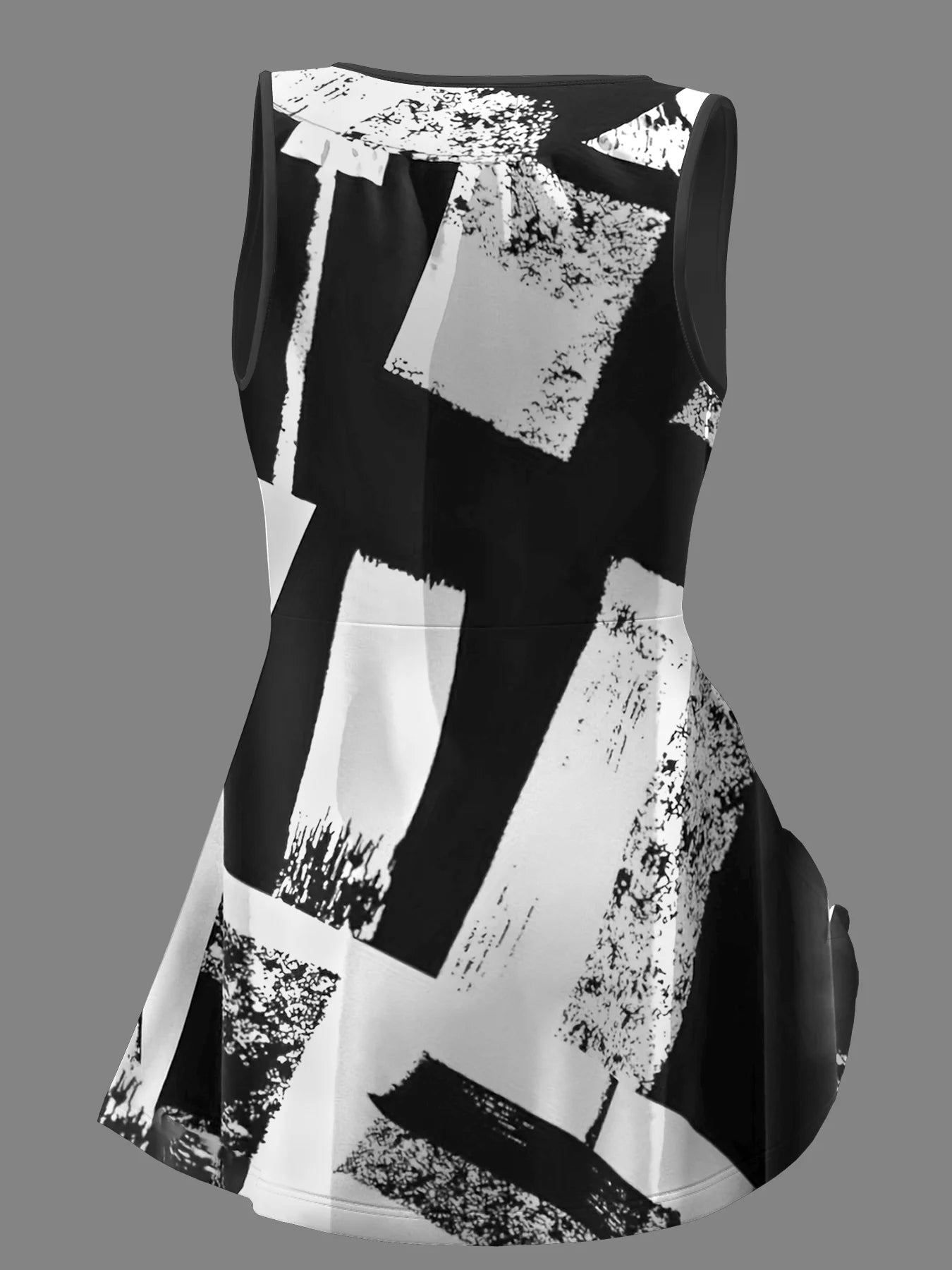 Women's Plus Size Tank Top Colorblock Curved Hem Casual Tank Top Summer Loose Soft Sleeveless Lace Up V-Neck Fashion Tanks Tops