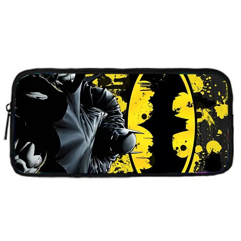 Child Superhero Batmans School Backpack with Lunch Bags ,Pencil Bags ,School Bags for Boys Girls Best Gift XHOO1-BD-049-A3