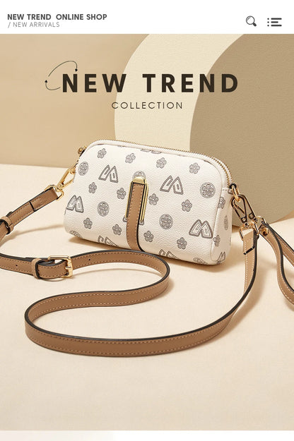 FOXER Women Small Crossbody Bag Shoulder Bag with Wrist Strap Lady Fashion Messenger Bag Mini High Quality Cellphone Purse