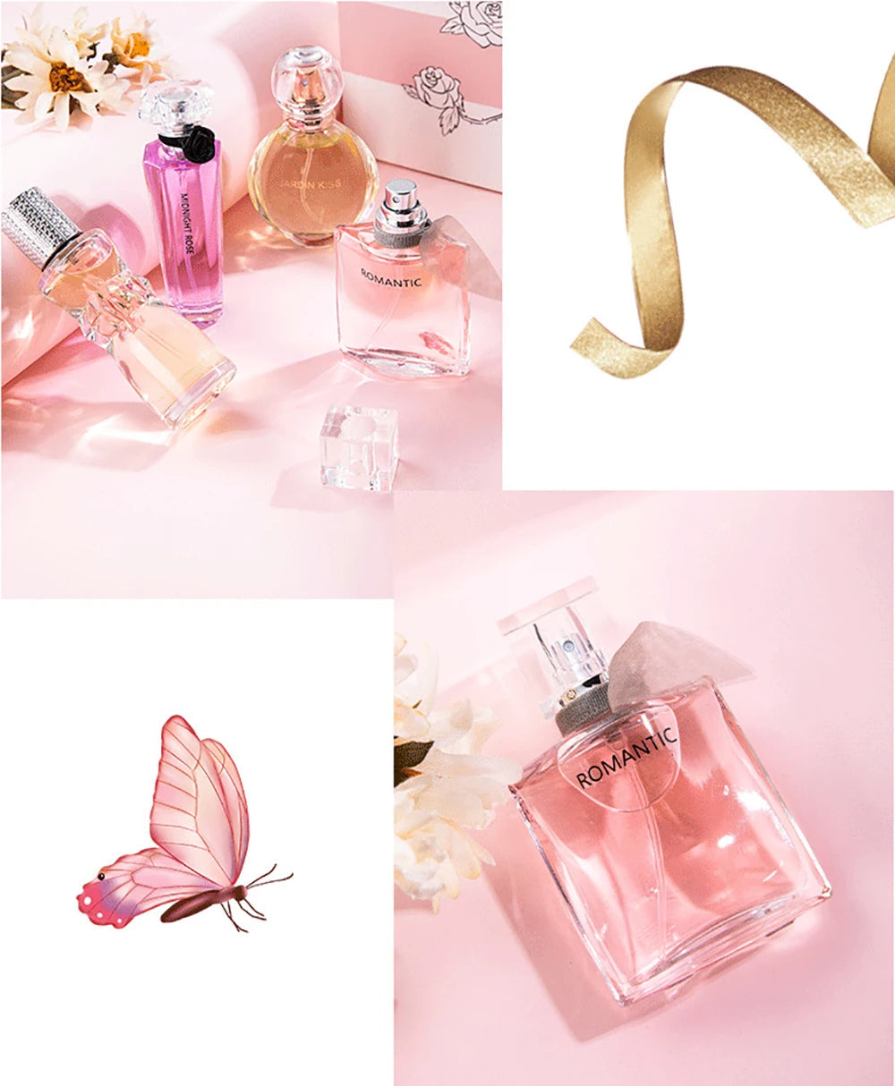 Brand 105ml Perfume Women Gift Box Four Piece Set духи Lasting Fragrance Body Spray Plant Floral Scent Pheromone Eau De Parfum Badiee Stylez