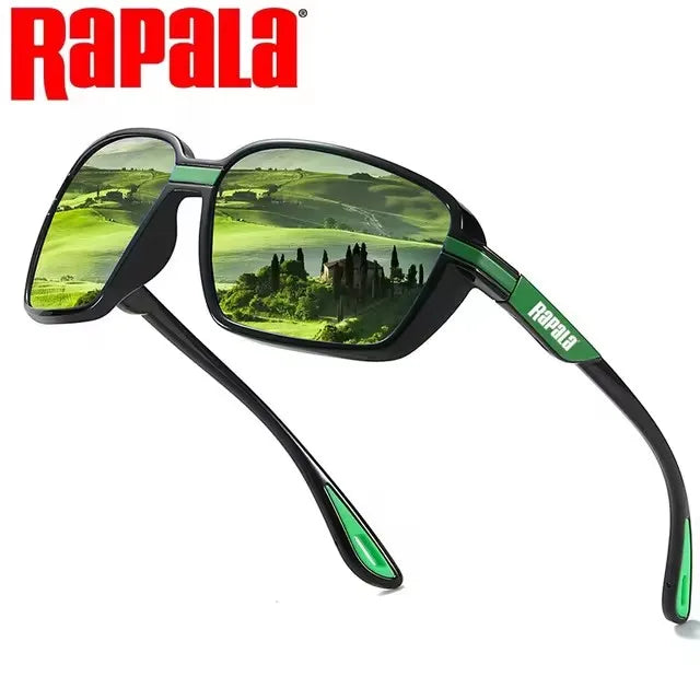 Rapala Fishing Glasses Outdoor Mountaineering Anti-ultraviolet Classic Polarized Sunglasses Riding Driving Sunglasses green