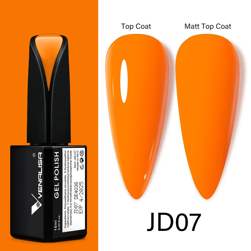 Venalisa 15ml Nail Prep Dehydrator Fast Dry Acid-Free Primer Bond Natural for Builder Jelly Gel Nail Gel Polish Color GelVarnish JD07