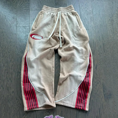 Eyehategarment Pants Fashion American Hip Hop Women Jogger Drawstring Sweatpants Oversize Double Waist Cargo Trousers Streetwear high quality5