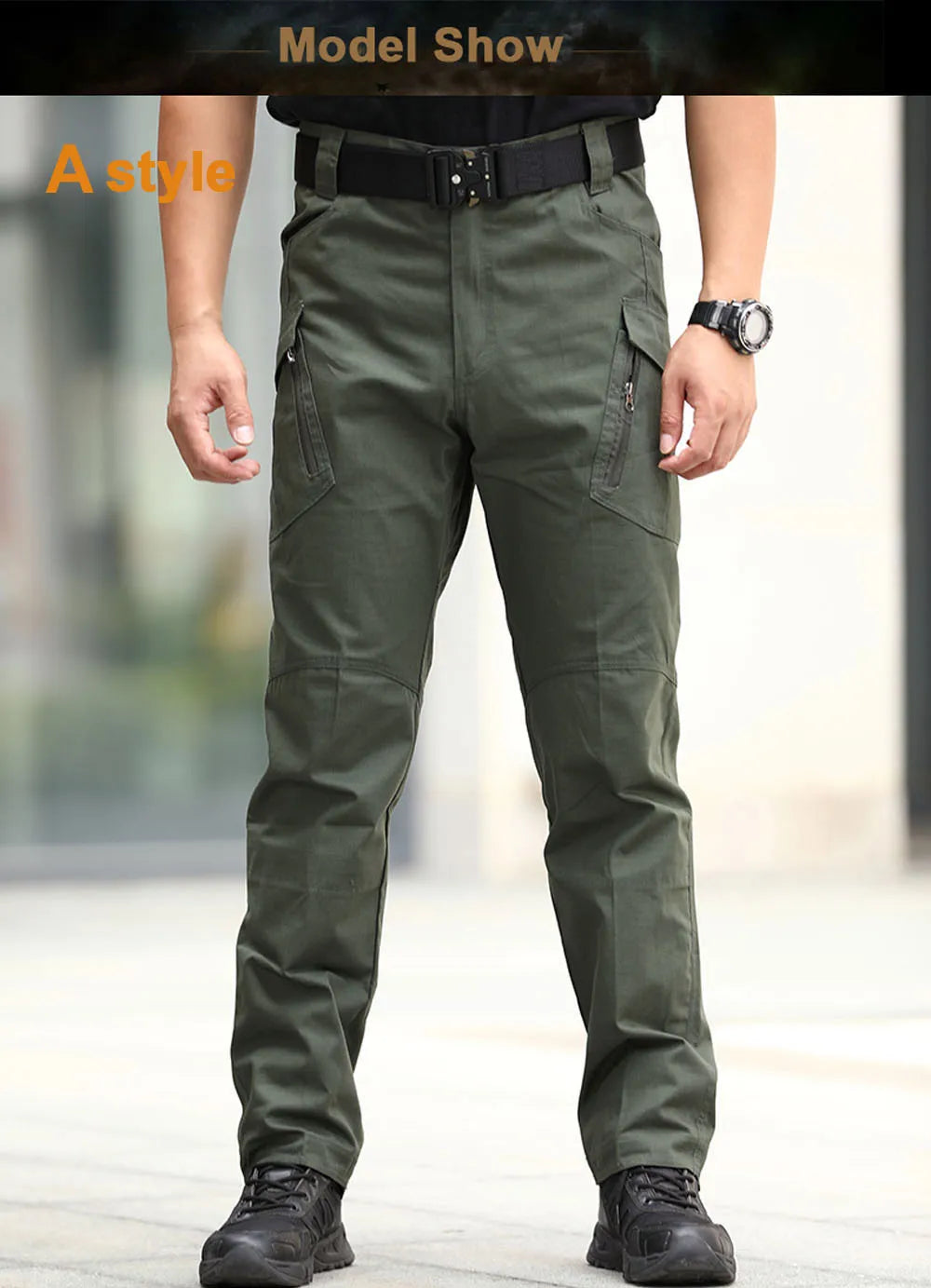 City Tactical Cargo Pants Classic Outdoor Hiking Trekking Army Tactical Joggers Pant Camouflage Military Multi Pocket Trousers - Badiee Stylez