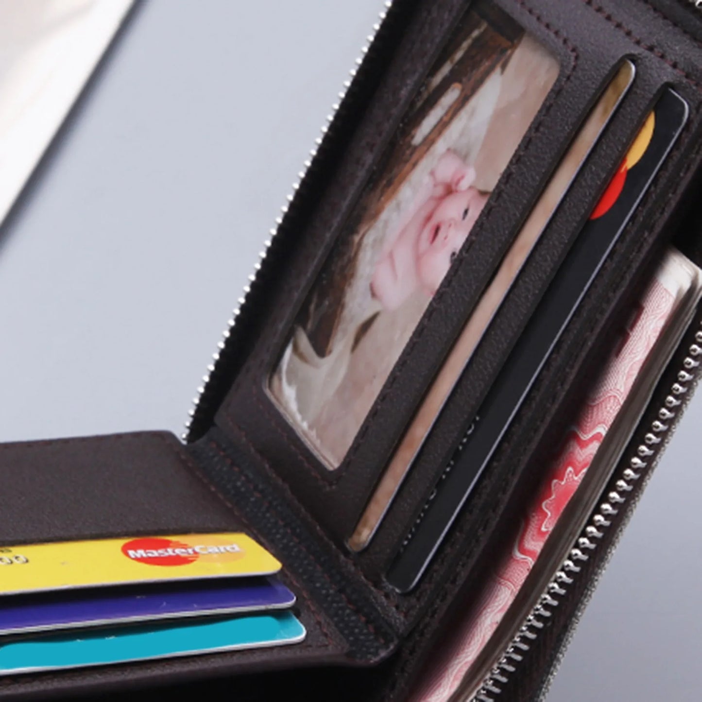 Short Men Wallets Slim Classic Coin Pocket Photo Holder Small Male Wallet Print Quality Card Holder Canvas Men Purses
