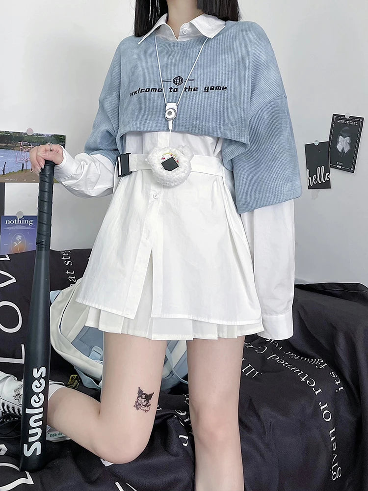 harajuku loose tops women sweatshirts gothic loose streetwear hoodies kawaii hoodie and shirts fashion clothes