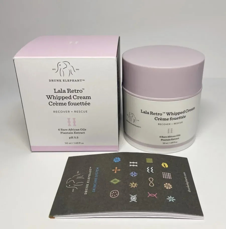 50ml LALA RETRO WHIPPED CREAM FACE SKIN CARE SET PROTINI POLYPEPTIDE CREAM VIRGIN MARULA OIL SERUM FOR PREGNANT WOMEN