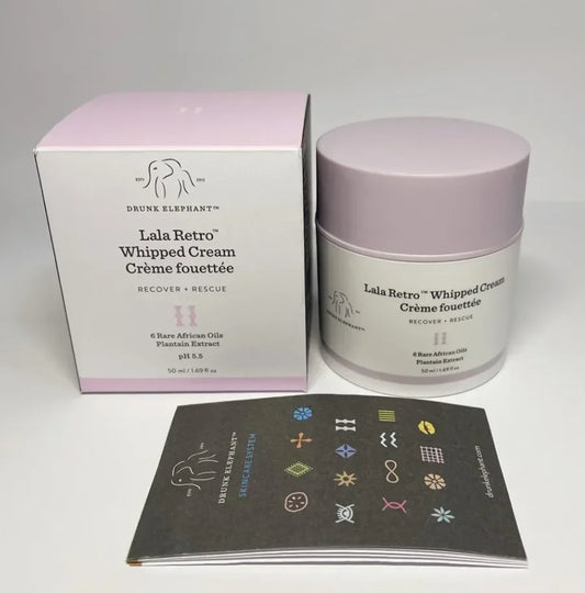 50ml LALA RETRO WHIPPED CREAM FACE SKIN CARE SET PROTINI POLYPEPTIDE CREAM VIRGIN MARULA OIL SERUM FOR PREGNANT WOMEN