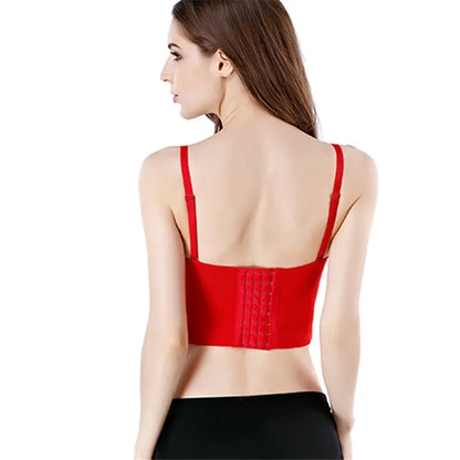 Wechery Women Leather Corset Top Crop Bustier Gothic Bra Push Up Bodice Sexy Lingerie Corselet Party Short Camis Plus Size 6XL