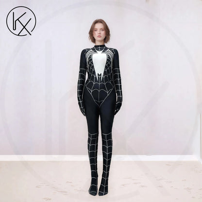 kaixiggmm Ladies' sexy glossy transparent high stretch tight jumpsuit cosplay jumpsuit shiny shapewear