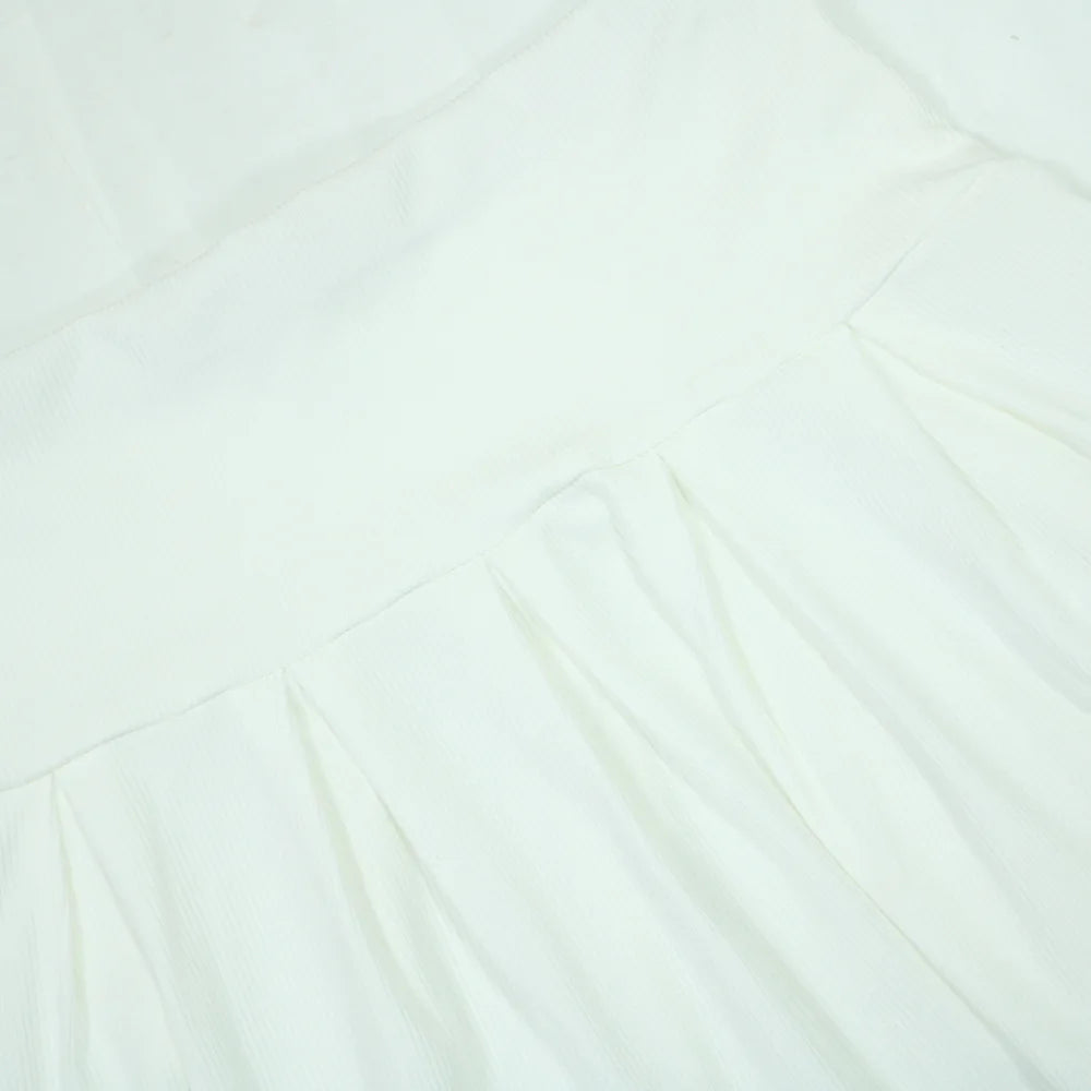 CM.YAYA Women's Set Sleeveless V-neck Vest + Pleated Skirts 2025 Summer Cute Street Beach Two 2 Piece Sets Outfits Tracksuit