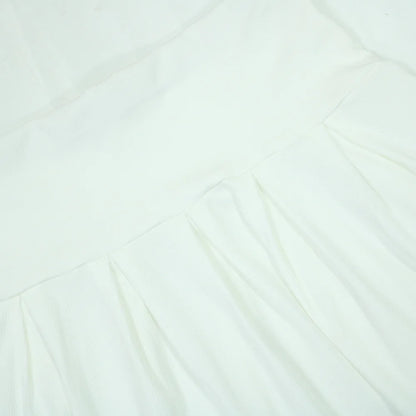 CM.YAYA Women's Set Sleeveless V-neck Vest + Pleated Skirts 2025 Summer Cute Street Beach Two 2 Piece Sets Outfits Tracksuit