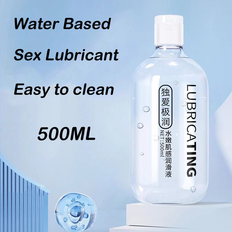 500ml Large Capacity Lube Human Body Lubricant Sex Toys for Women Men Anal Dick Sex Lubrication Sexy Adult Lubricating Sex shop