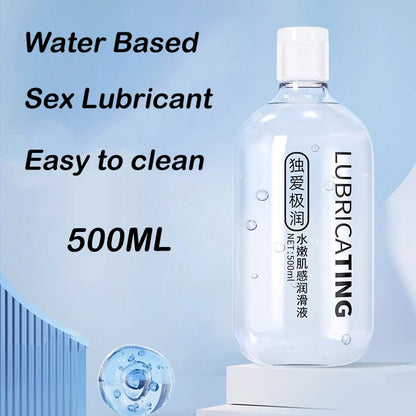 500ml Large Capacity Lube Human Body Lubricant Sex Toys for Women Men Anal Dick Sex Lubrication Sexy Adult Lubricating Sex shop