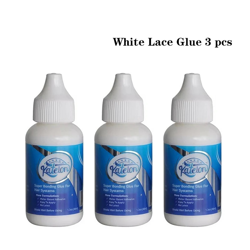 Lace Front Wig Glue Extra Hold Waterproof 38ml Super Bonding Adhesive Glue For Wig Cap 1Pcs Hair Glue Hair Styling Tools 1.3Oz