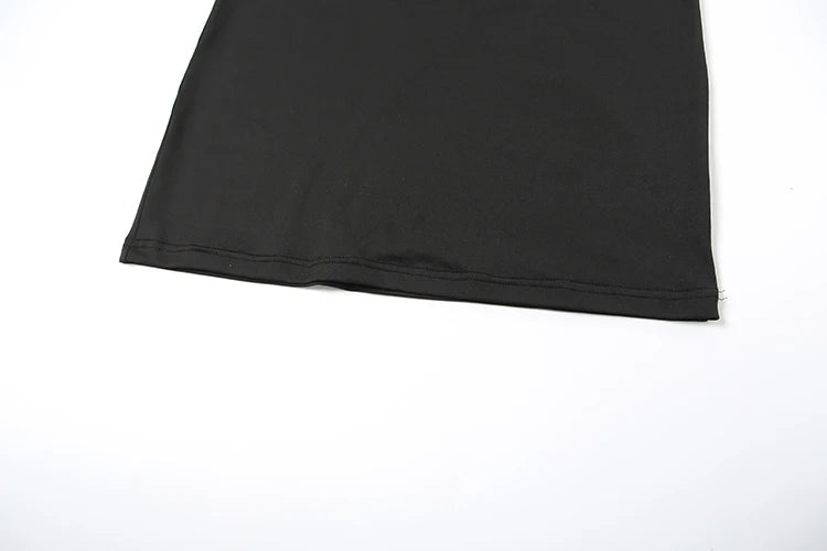 Nibber o-Neck Sexy Backless Mini Dress Women Y2K Solid Trend Style Half Sleeve Spicy Girls Street Midnight Fashion Slim Outfits