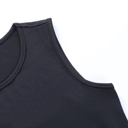 Tied Backless Slim Solid Sleeveless Crop Top 2021 Summer Sexy Skinny Simple Trim Outfits Mock Neck Basic Tank Top