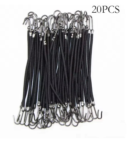 5/10/20 Pieces of Fashionable Double Hook Headband Rubber High Elasticity Design Headband Ponytail Headwear Women's Accessories