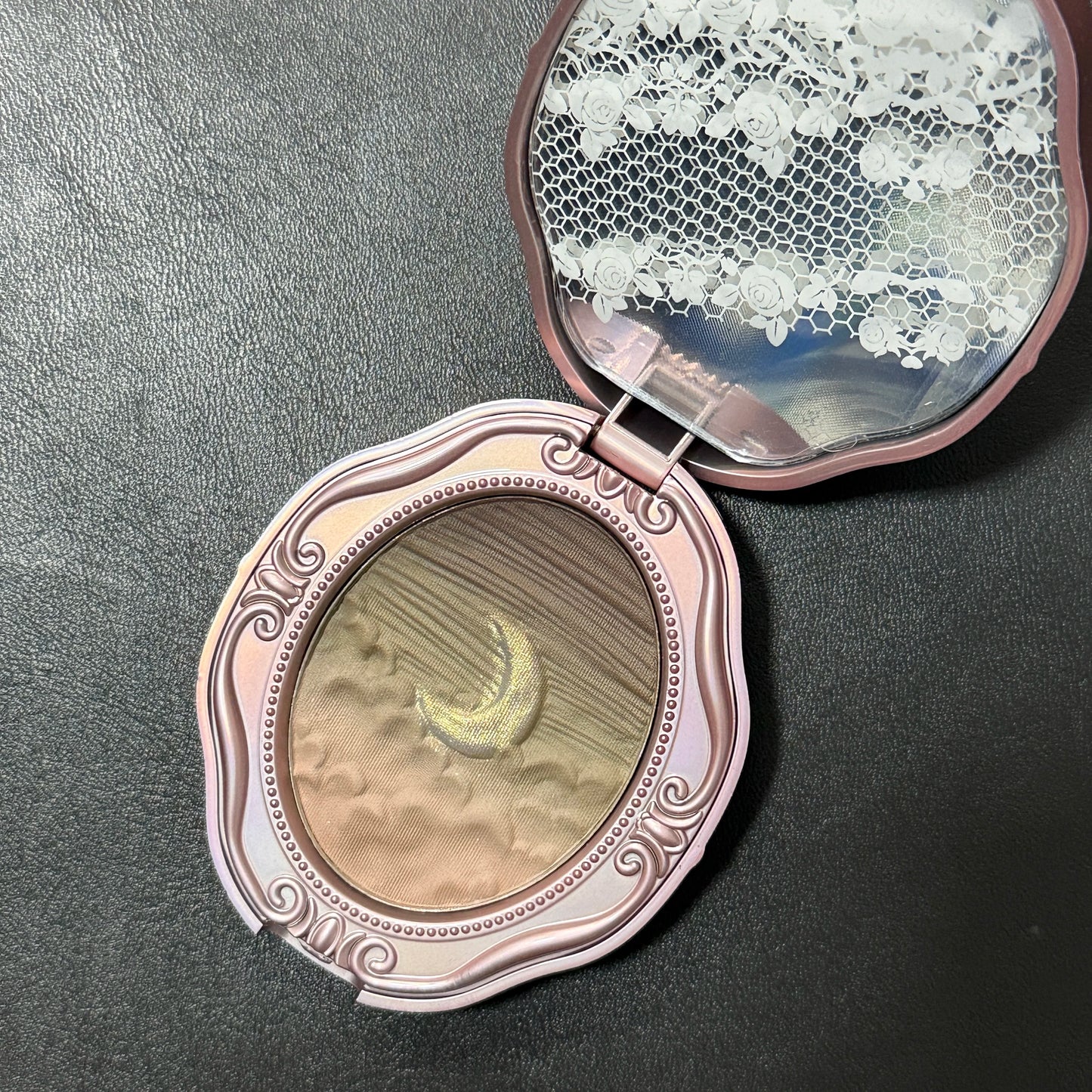 Colorrose Embossed Powder Blush Blue Genuine Nude Makeup Natural Party Blusher Shimmer Pearlescent Highlight Eyeshadow