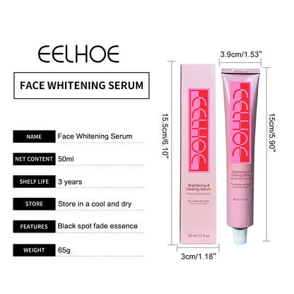 EELHOE Brighten Face Serum Smooth Face Nourishment Improve Skin Regeneration Fade Fines Line Anti-Anging Repair Face Serum 50ml