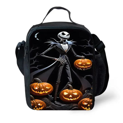The Nightmare Before Christmas Child School Backpack with Lunch Bags ,Pencil Bags ,School Bags for Boys Girls Best Gift XHOO1-KB-079-A6