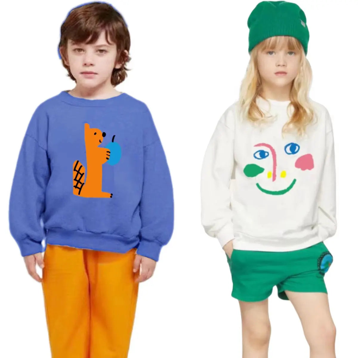 Children Graphic Sweatshrits 2025 Spring Cotton Tops Girls Long Sleeve boys Pullovers Cartoon Toddler Outerwear Kids Hoodies