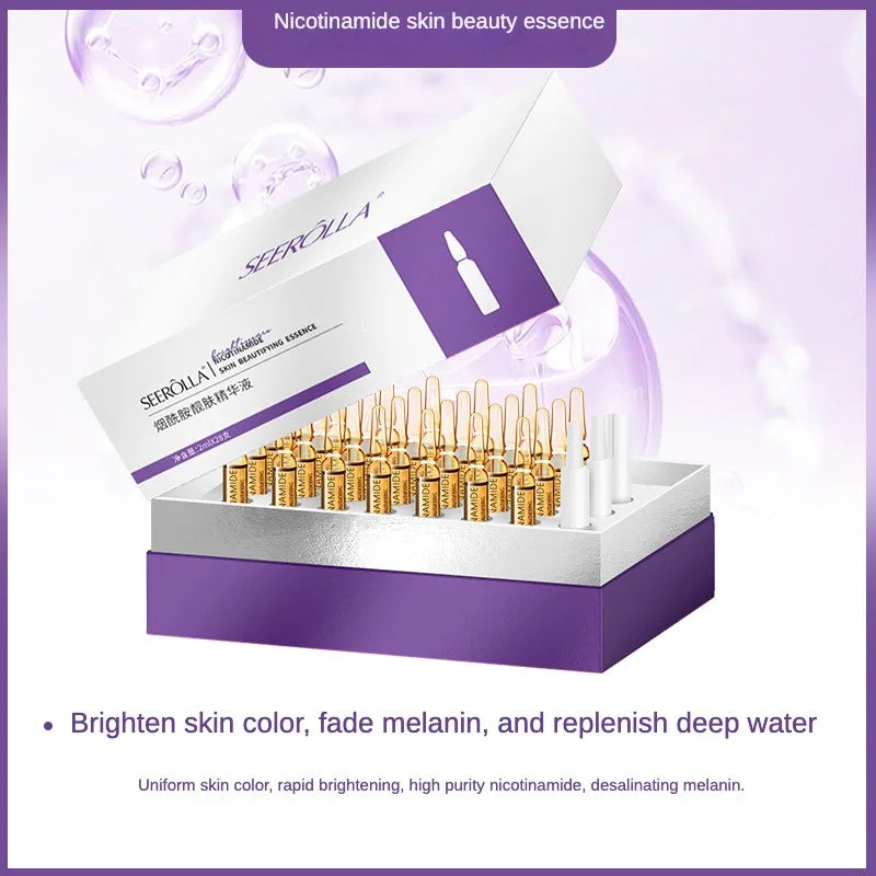 Astaxanthin Anti Wrinkle Facial Ampoules Sets Remove Dark Spots Melanin Brighten Shrink Pores Moisturizing Fade Fine Lines 28pcs Nicotinamide
