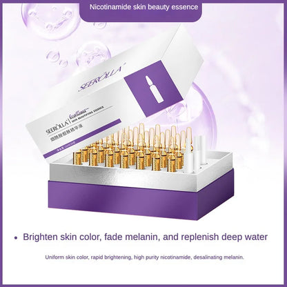 Astaxanthin Anti Wrinkle Facial Ampoules Sets Remove Dark Spots Melanin Brighten Shrink Pores Moisturizing Fade Fine Lines 28pcs Nicotinamide