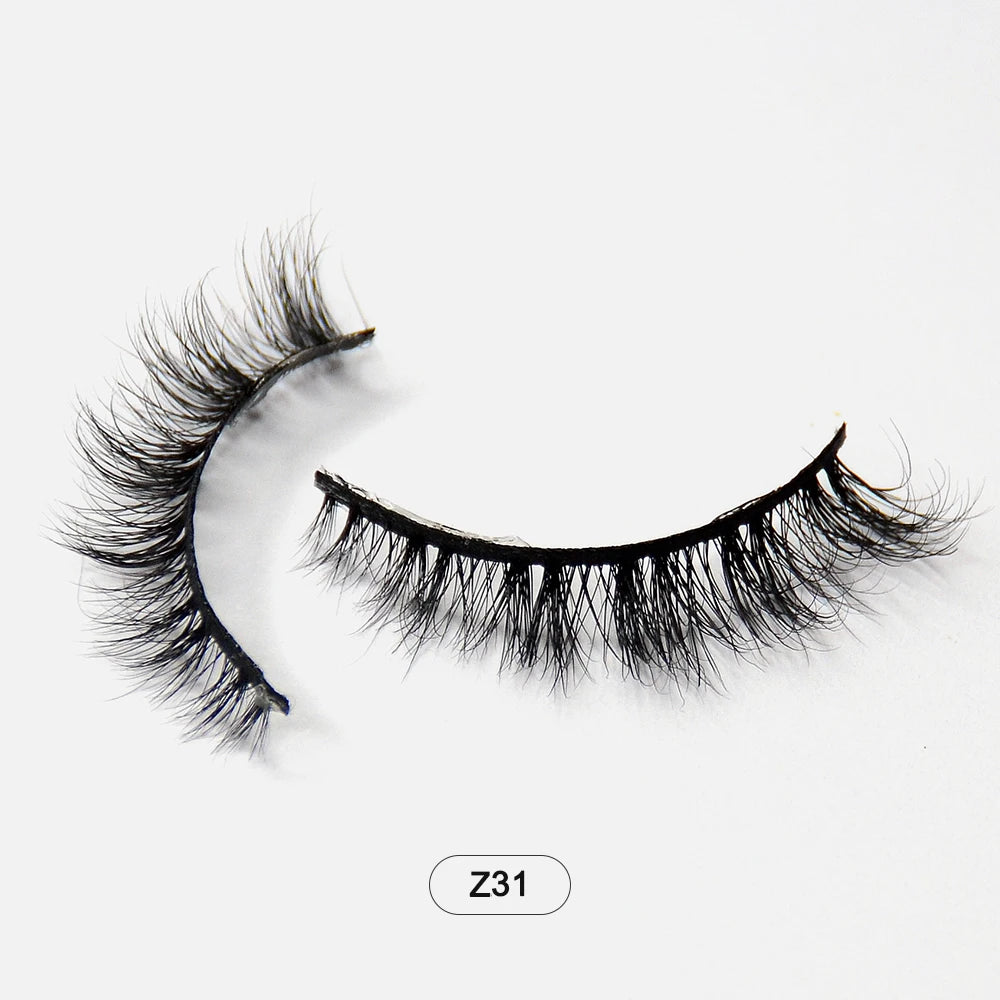Dropshiping Makeup Mink Lashes Fluffy Soft Full Fake Eyelashes Natural False Eyelashes Wispy Lash Extension Z31 CHINA