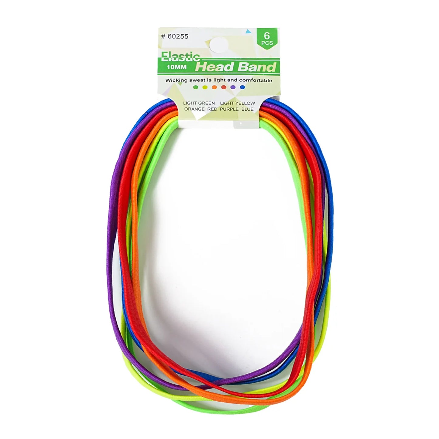 6/8PCS Unisex Sports Elastic Thin Headband Non-Slip Women Men Yoga Hair Bands Sweatband Football Running Biking Sports Hairband 60255